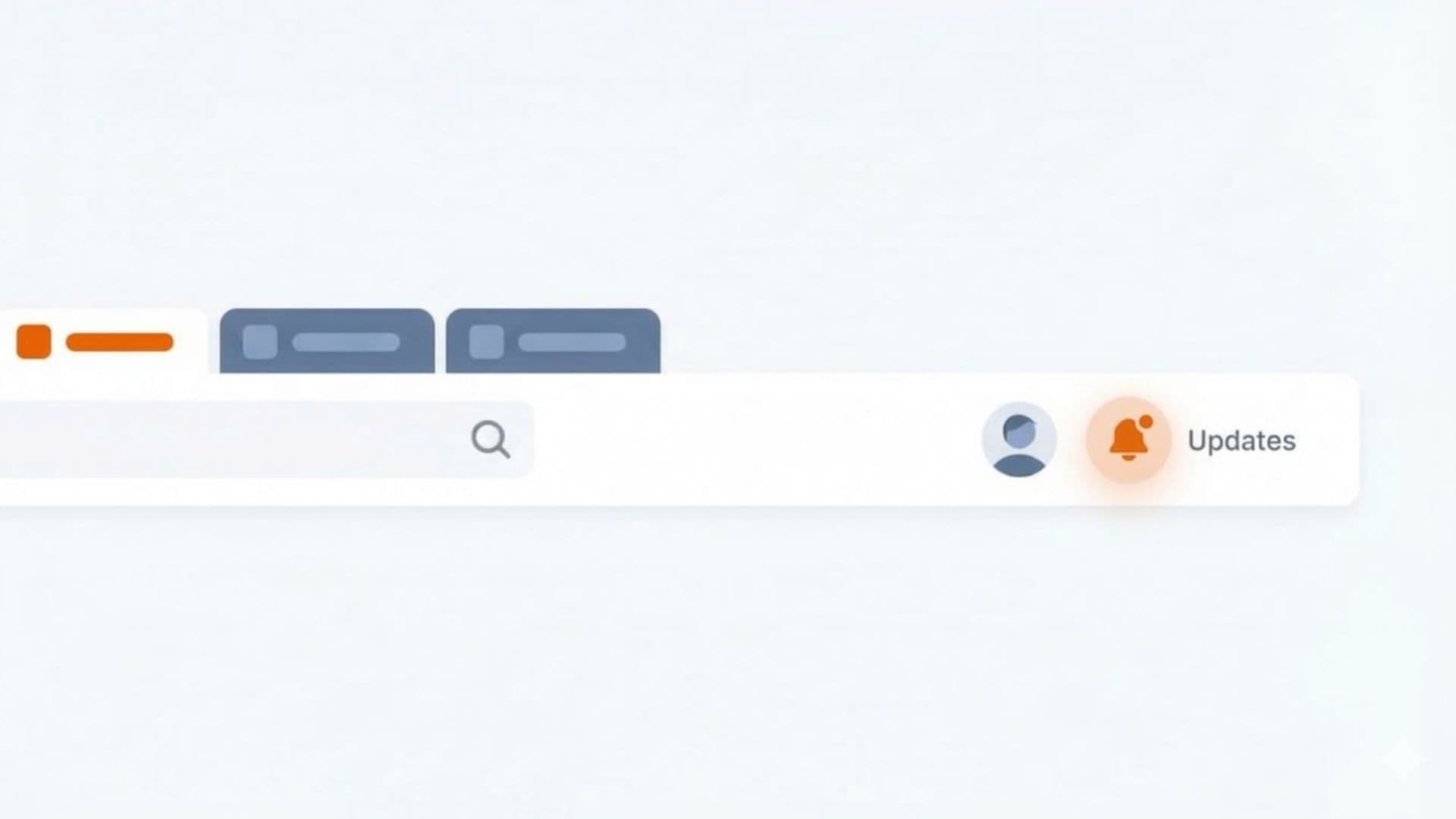 Conceptual illustration of in-app update and changelog locations